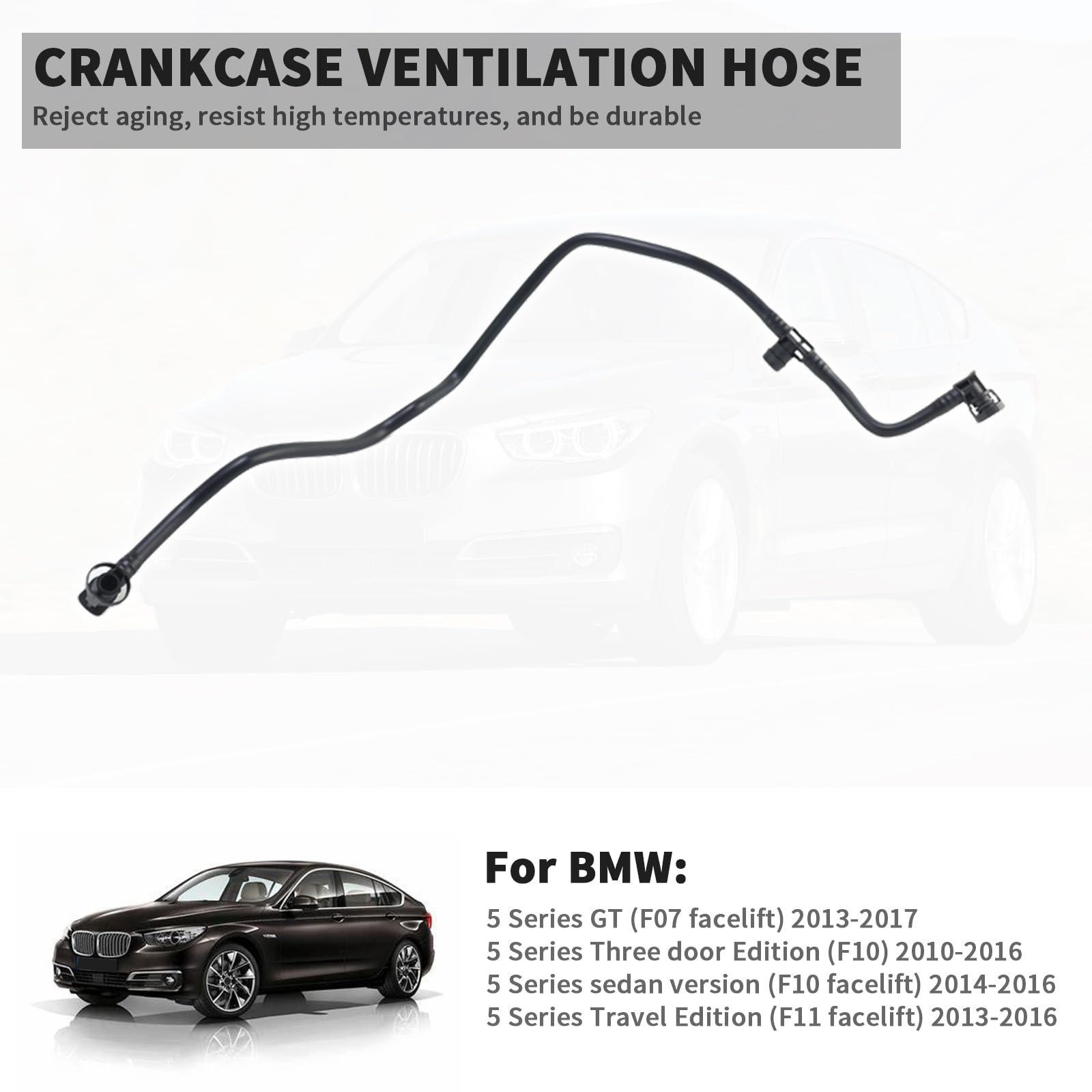 Amazon.co.jp: 燃料タンク蒸気ベントホース 13907601516 BMW F07 F10